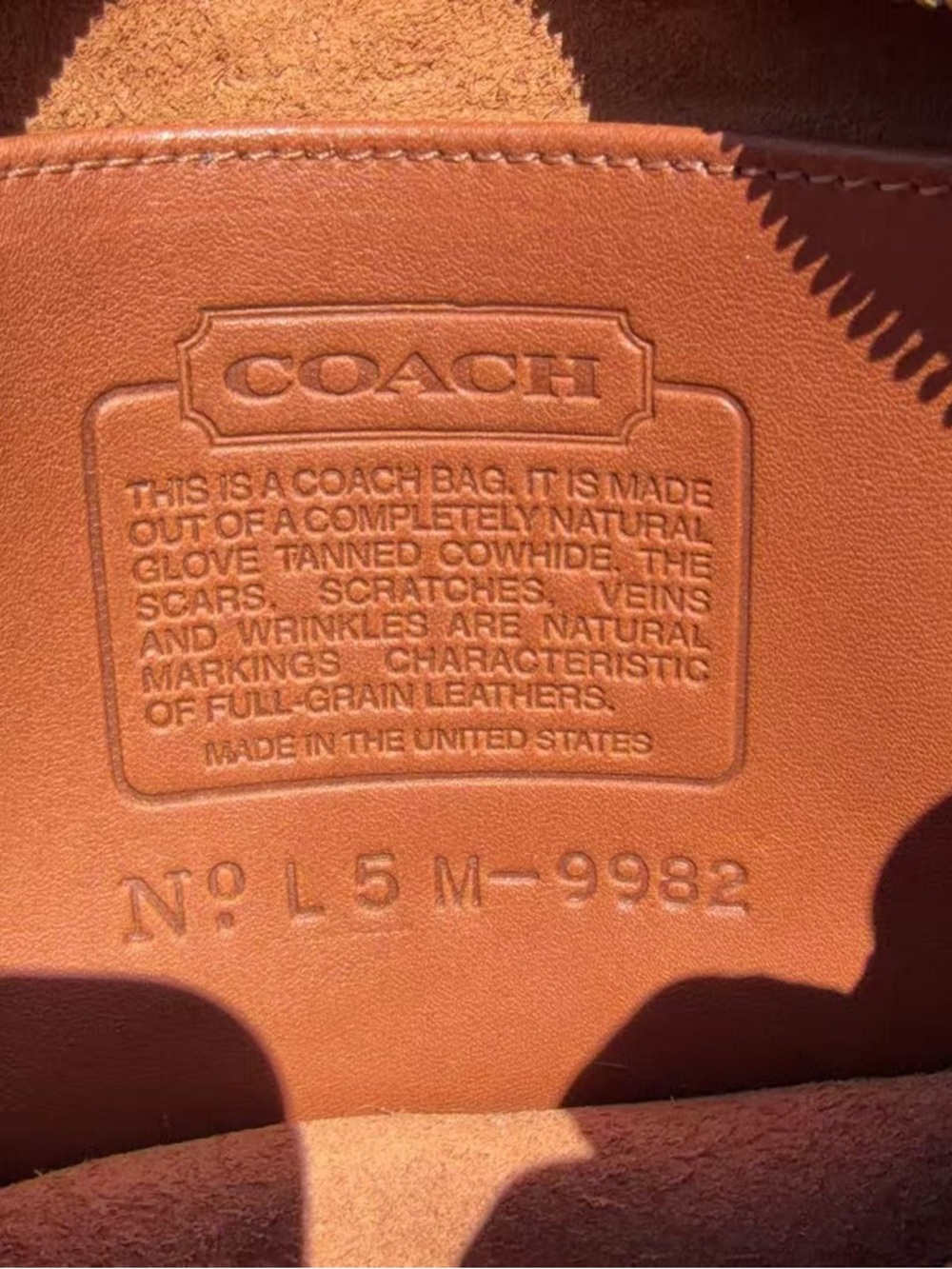 Vintage Coach USA Made Leather Mini Round Crossbody Bag Brown 9982 - Picture 10 of 10